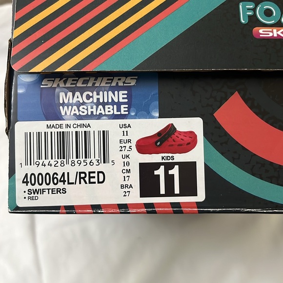 🔴 Skechers Red Toddler Clog Size 11 - Picture 8 of 8
